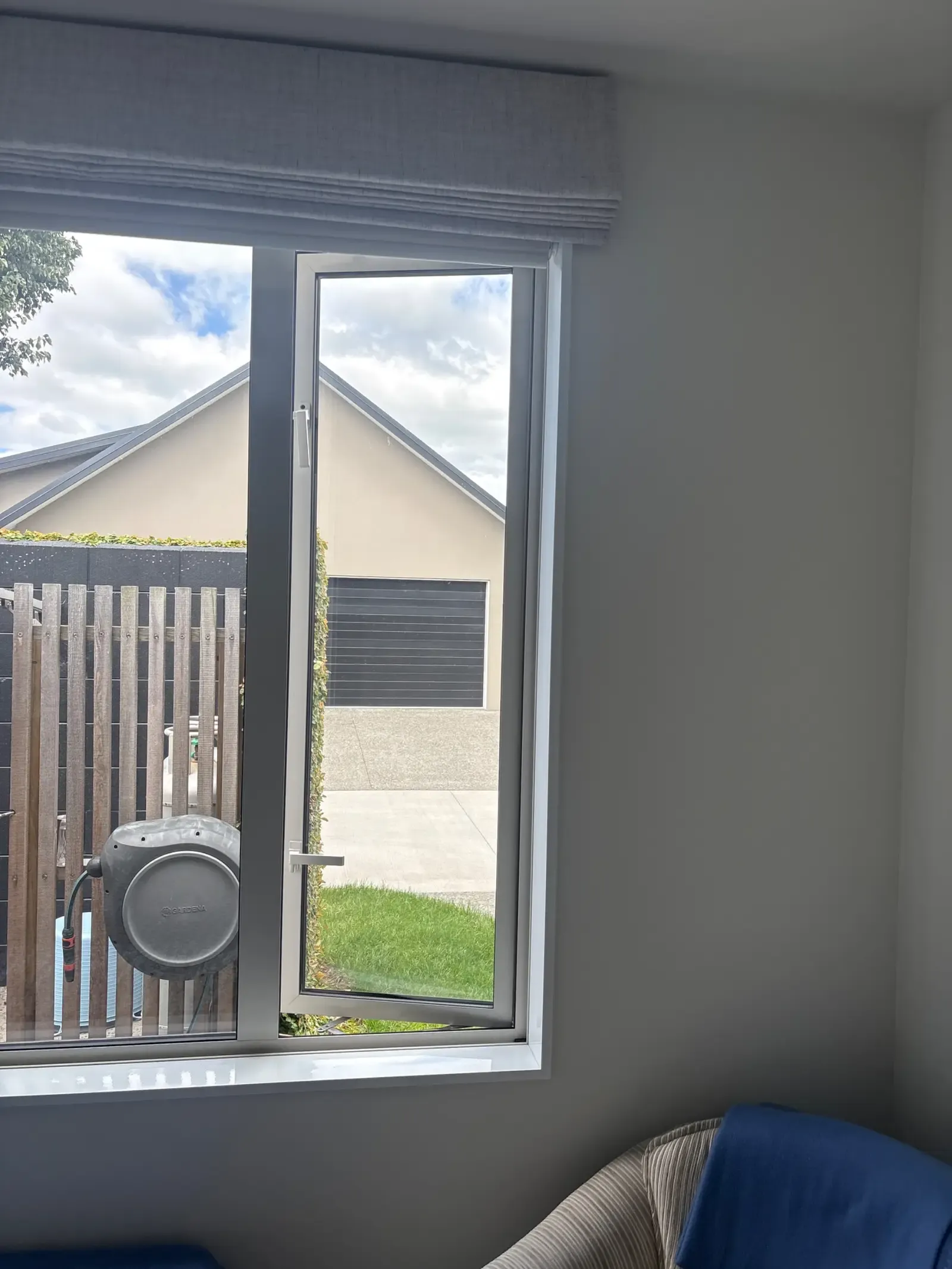 Before - Magnetic casement window