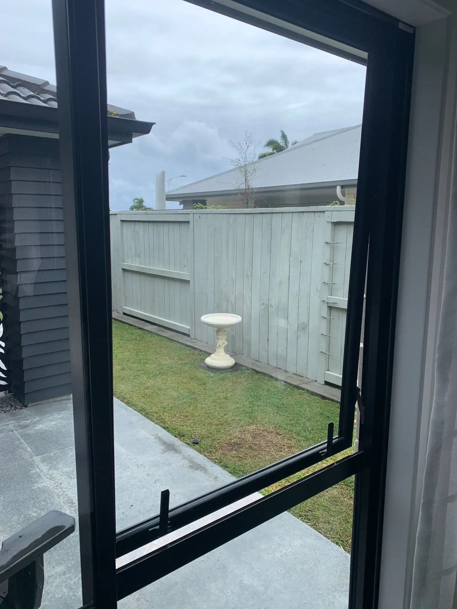 Before - Magnetic awning window