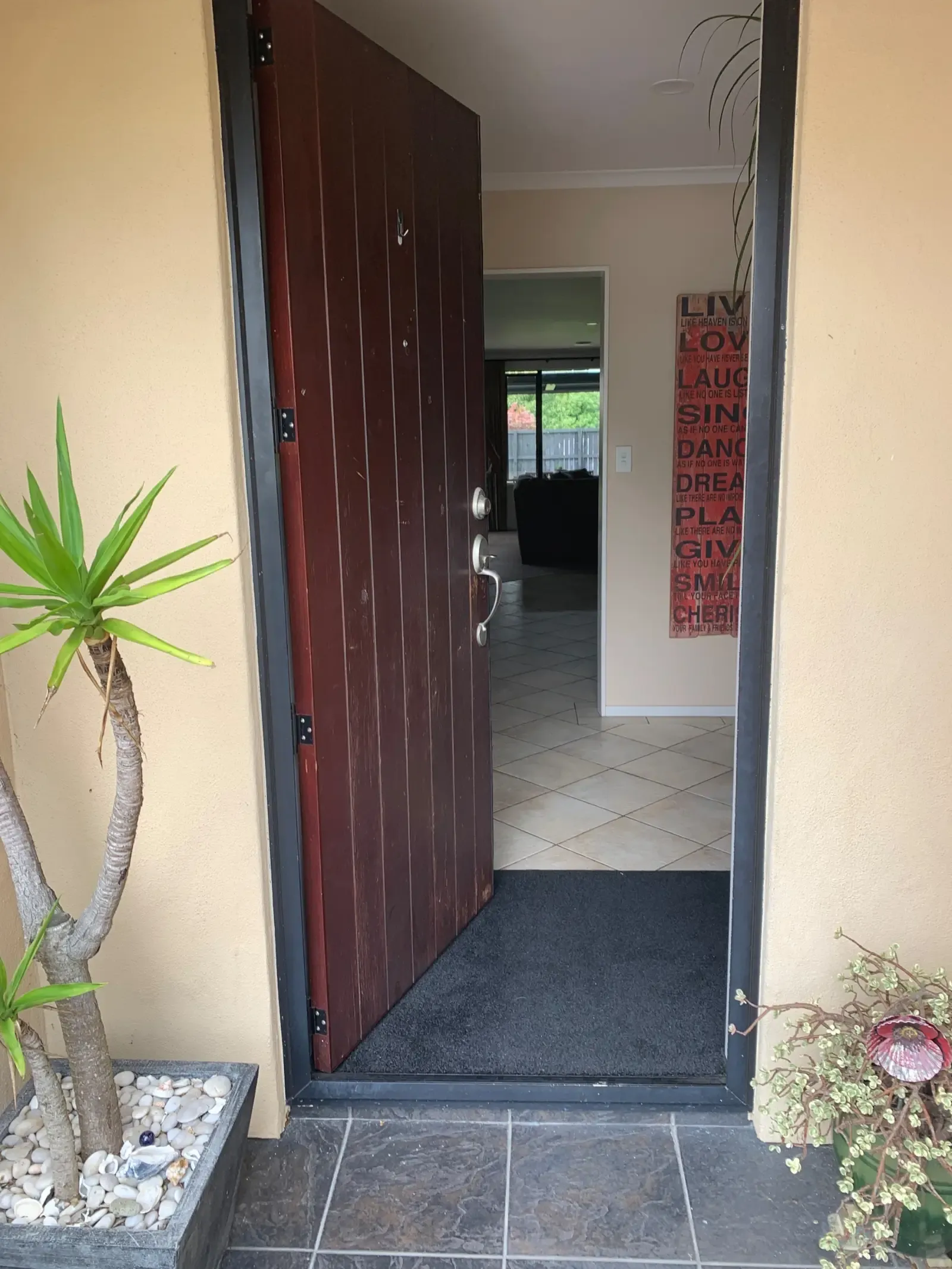 Before - MeshLock front door