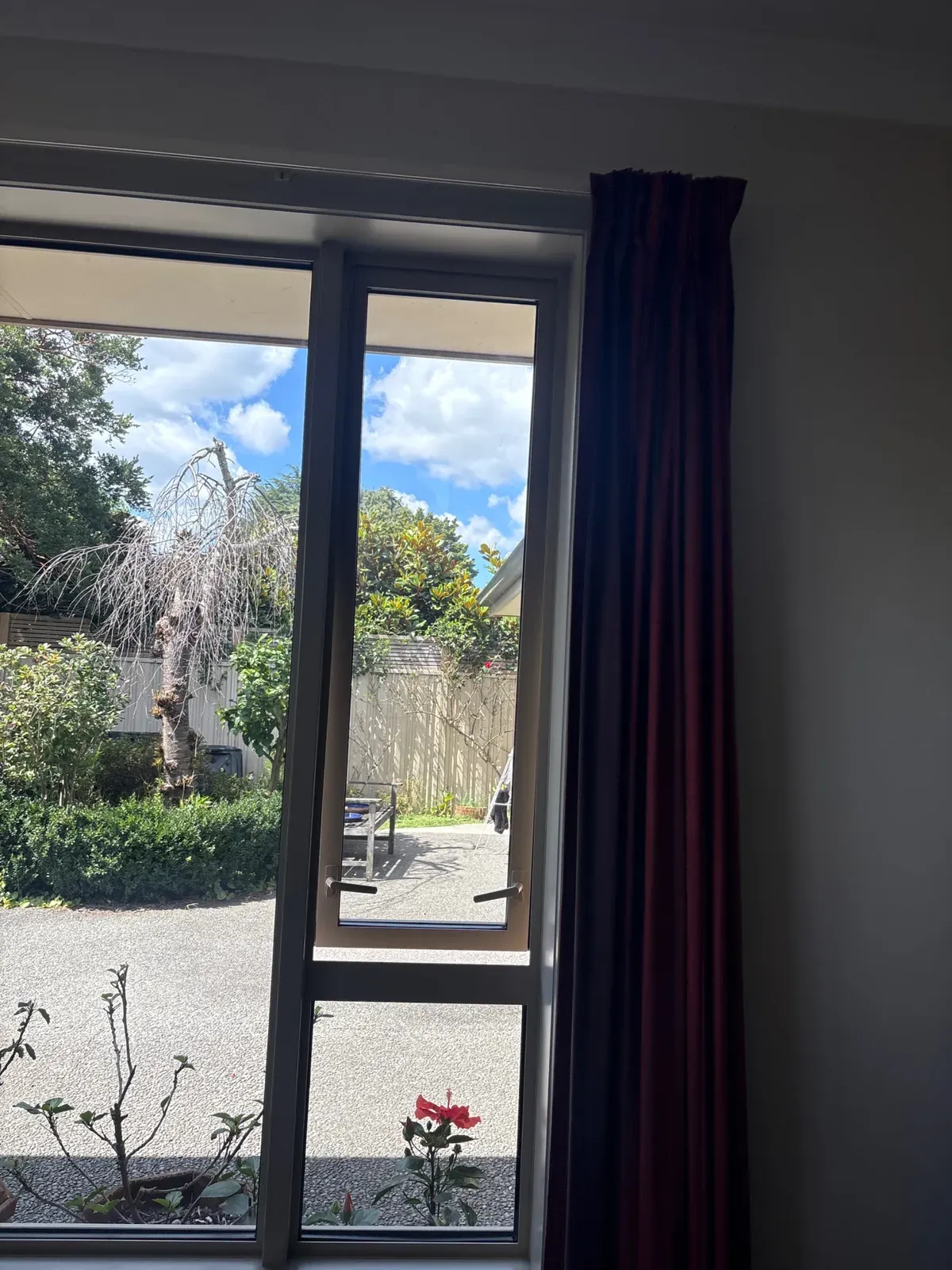 Before - Serene living-room window