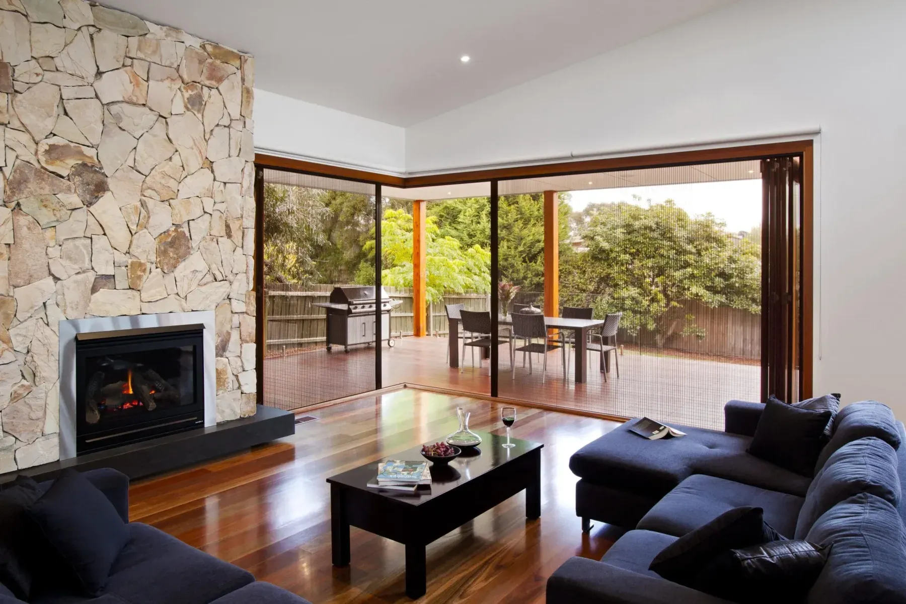 Bi-fold doors - Phantom retractable door screen